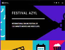 Tablet Screenshot of festival.azyl.sk
